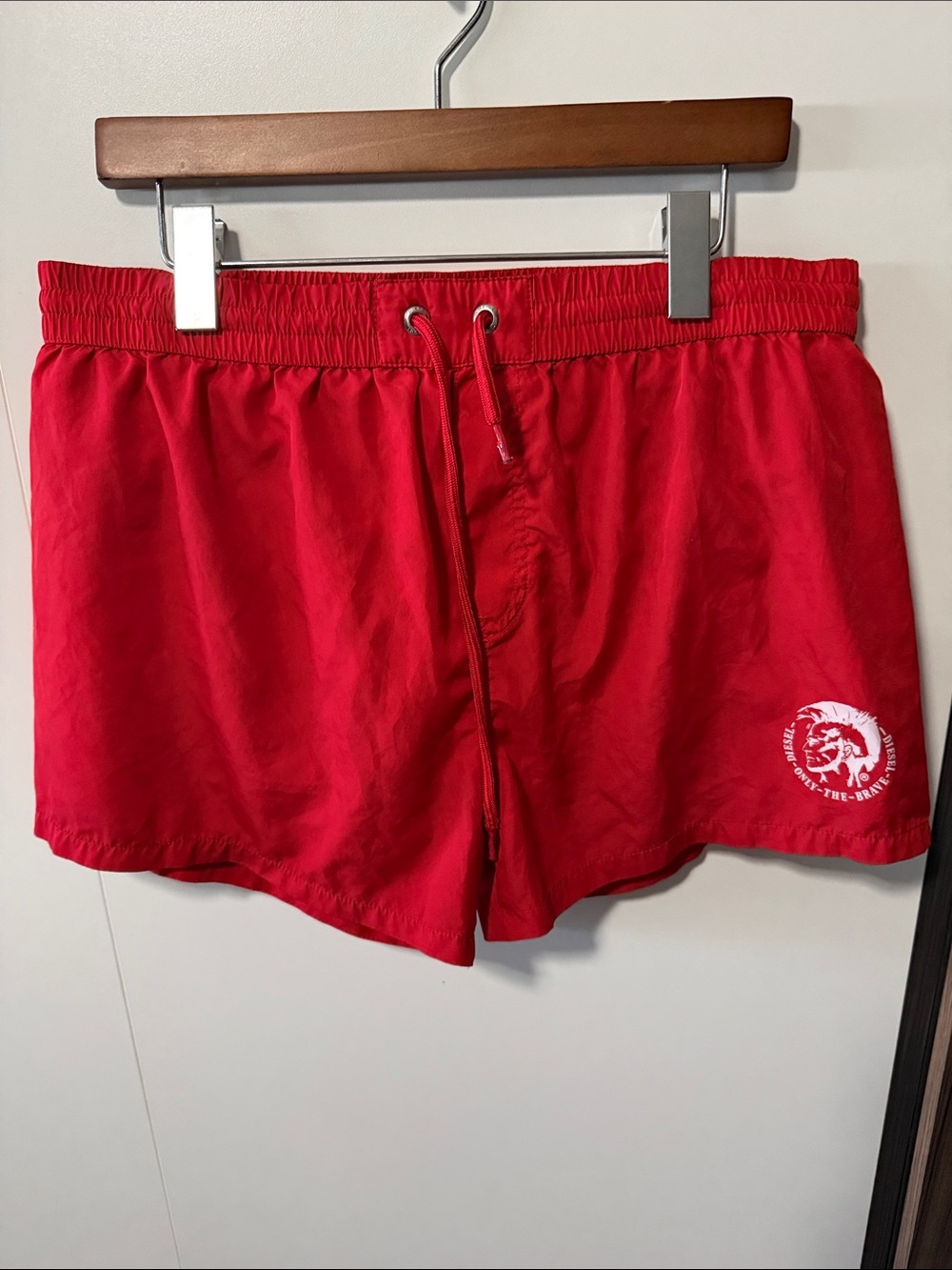 Diesel Red Men's Swim Trunks